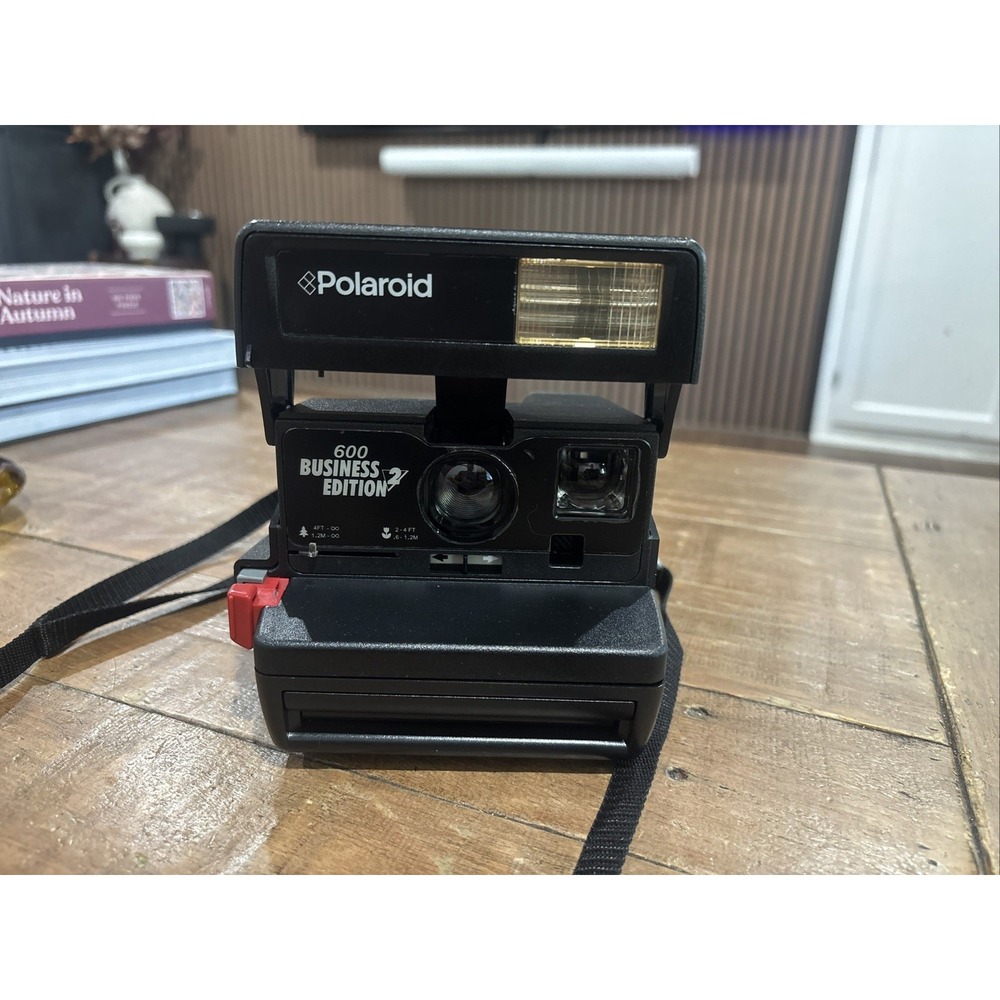 Polaroid 600 Business Edition 2 Instant Film Camera Tested Working Vintage